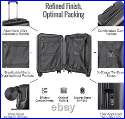 100% Polycarbonate Expandable 4 Ultra-Quiet Wheels Suitcase set trolley TSA Lock