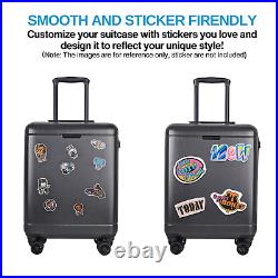 100% Polycarbonate Expandable 4 Ultra-Quiet Wheels Suitcase set trolley TSA Lock