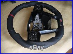 11-15 Chrysler 300 300c SRT8 style HEMI Flat bottom thick muscle steering wheel