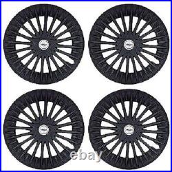 14 Inch Universal Matte Black Wheel Cover/Cap (Press Fitting) Model- Acura black