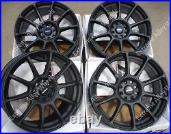 15 Black Neo Alloy Wheels Fits Nissan Almera Cube Micra Note Pulsar 4x100