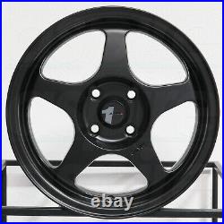 15x6.5 Matte Black Wheels AVID1 AV08 4x100 35 (Set of 4) 73.1