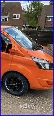 16 Alloy Wheels Ford Transit Custom Bfg All Terrain Tyres Matt Black Alloys