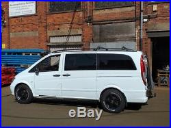 16 Alloy Wheels Mercedes Vito 5x112 Bfg All Terrain Tyres Matt Black Swamper