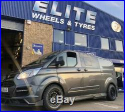 16 Alloy Wheels Mercedes Vito 5x112 Bfg All Terrain Tyres Matt Black Swamper