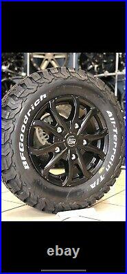 16 Alloy Wheels Vauxhall Vivaro 5x118 5/118 Bfg All Terrain Tyres Matt Black