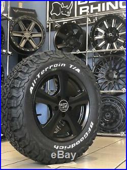 16 Alloy Wheels Vw T5 T6 Bfg All Terrain Tyres Matt Black Swamper Camper