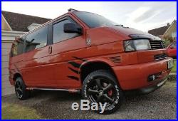 16 Alloy Wheels Vw T5 T6 Bfg All Terrain Tyres Matt Black Swamper Camper