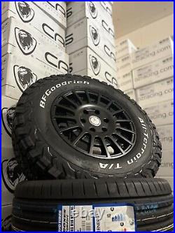 16 Mercedes Sprinter Matt Black Alloy Wheels 6x130 Crafter All Terrain Tyres