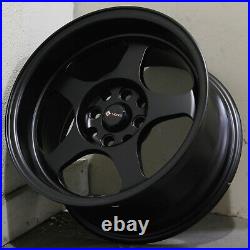 16x7 Matte Black Wheels Vors SP1 4x100/4x114.3 38 (Set of 4) 73.1