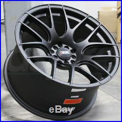 16x8 Flat Black Wheels XXR 530 4x100/4x114.3 20 (Set of 4)