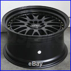 16x9 Matte Black Wheels JNC 001 JNC001 5x100/5x114.3 10 (Set of 4)