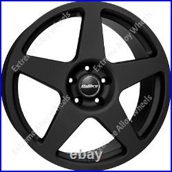 17 Black Five Alloy Wheels Fits Bmw 1502 1602 1802 E21 E30 Retro 4x100