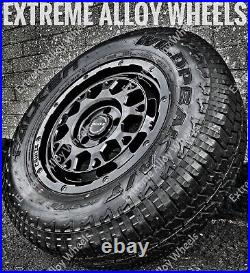 17 Black K2 Alloy Wheels Fits Peugeot Boxer Maxi 5x130 + Falken All Terrain