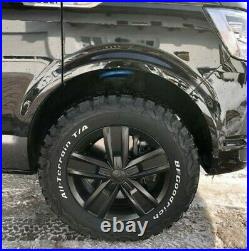 17 Davenport Alloy Wheels Vw T5 T6 Matt Black Swamper 4x4 All Terrain