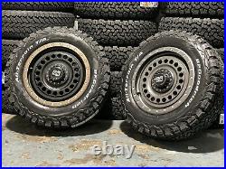 17 Matt Black Alloy Wheels 5x120 Bfg Man Tge Crafter Vw T5 T6 1100kg Load Rate
