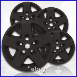 17 Matte Black Wheel Skins (Set of 4) for 2007-2017 Jeep Wrangler