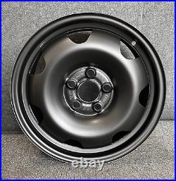 17 Steel Wheels Fits Vw T5 T6 Transporter Matt Black Swamper 4x4 All Terrain