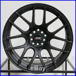 17x7 Flat Black Wheels XXR 530 4x100/4x114.3 35 (Set of 4)