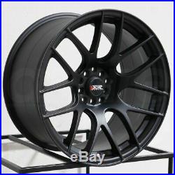 17x7 Flat Black Wheels XXR 530 5x100/5x114.3 35 (Set of 4)