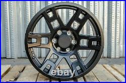 17x8 +5 6x139.7 Matte Black Wheels Rim Fits Tacoma Fj Cruiser Lexus Gx460 Gx470