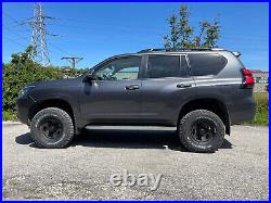 17x8 John Red Steel Black Matt Rims Wheels 6x139,7 Et-20 Toyota Nissan Ford Isuz
