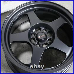 17x9 Matte Black Wheels Vors SP1 5x100/5x114.3 30 (Set of 4) 73.1