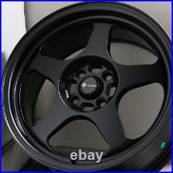 17x9 Matte Black Wheels Vors SP1 5x100/5x114.3 30 (Set of 4) 73.1