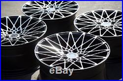18X8/18x9 AodHan LS001 Rims 5X114.3 +15 Matte Black Wheel Fits G35 350z (Used)