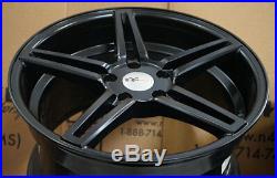 18-19 Matte Black TSW Cray Brickyard Wheels Chevrolet Corvette C6 C7 Stingray