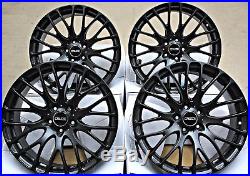 18 Alloy Wheels 5x112 18 Inch Alloys Cruize 170 MB Full Matt Black Concave