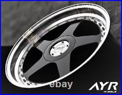 18 Black 04 Alloy Wheels Fits Ford Grand C Max Edge Focus Kuga Mondeo 5x108