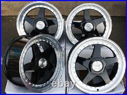 18 Black 04 Alloy Wheels Fits Ford Mondeo Puma S Max Transit Connect 5x108