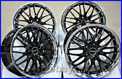 18 Black 190 Alloy Wheels Fits Toyota MR2 Previa Rav 4 Soarer Verso 5x114
