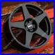 18 Black Five Alloy Wheels Fits Audi a3 2003 a4 b4 b5 b6 b7 b8 b9 5x112