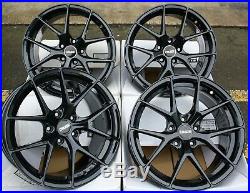 18 Black Gto Alloy wheels For Bmw 1 + 3 Series e46 e90 e91 e92 e93
