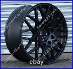 18 Black LG2 Alloy Wheels Fit Vauxhall Adam Astra Astravan Calibra Corsa 5x110