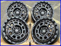 18 Black TG9 Alloy Wheels Fits Vw T5 T6 T28 T30 T32 Van Camper Mini Bus Crew