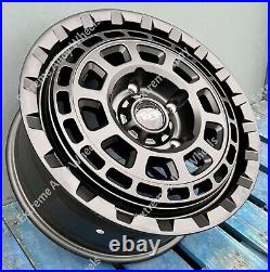 18 Black TG9 Alloy Wheels Fits Vw T5 T6 T28 T30 T32 Van Camper Mini Bus Crew