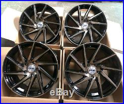 18 F1r Black Bronze Alloy Wheels Fits Audi A3 A4 Vw Golf Mk5 Scirocco 5x112