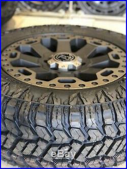 18 Ford Ranger 6x139 Hilux L200 Alloy Wheels Matt Black Mud Terrain Tyres Black