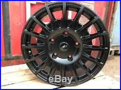 18 Ford Transit Custom Alloy Wheels 5x160 Aluwerks Piranha Black Matt