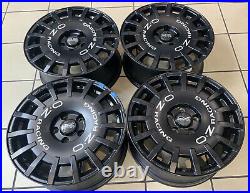 18 Genuine Oz Rally Van Alloy Wheels Satin Blk Volkswagen T5 & T6