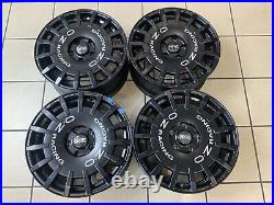 18 Genuine Oz Rally Van Alloy Wheels Satin Blk Volkswagen T5 & T6