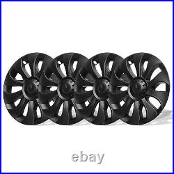 18 Hubcap Wheel Rim Cover Matte Black For Tesla Model 3 2017-22 Whirlwind Style