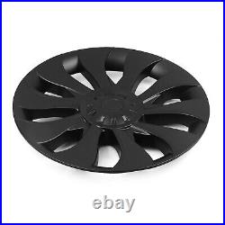 18 Hubcap Wheel Rim Cover Matte Black For Tesla Model 3 2017-22 Whirlwind Style