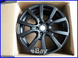 18 Inch Alloy Wheels Matt Satin Black Alloys Vw Golf Scirocco Caddy Audi A3 Q3