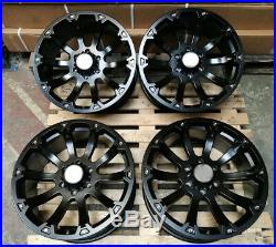 18 Lkw Blade Matte Black Alloy Wheels & Tyres Fits Ford Ranger 20092019