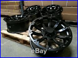 18 Lkw Blade Matte Black Alloy Wheels & Tyres Fits Ford Ranger 20092019