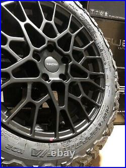 18 Supermetal Cell Matt Black 5x120 Bfg All Terrains T5 T6 Alloy Wheels Swamper